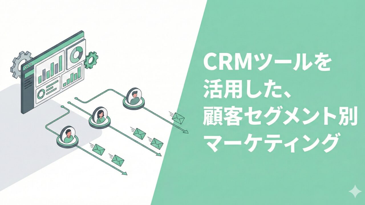 CRMツールを活用した、顧客セグメント別メールマーケティング