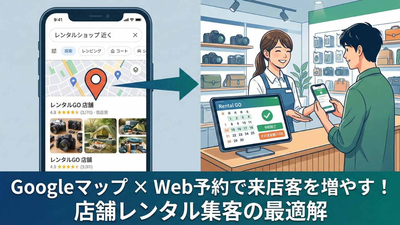 Googleビジネスプロフィールを最適化し、店舗レンタルへの来店客を増やす方法