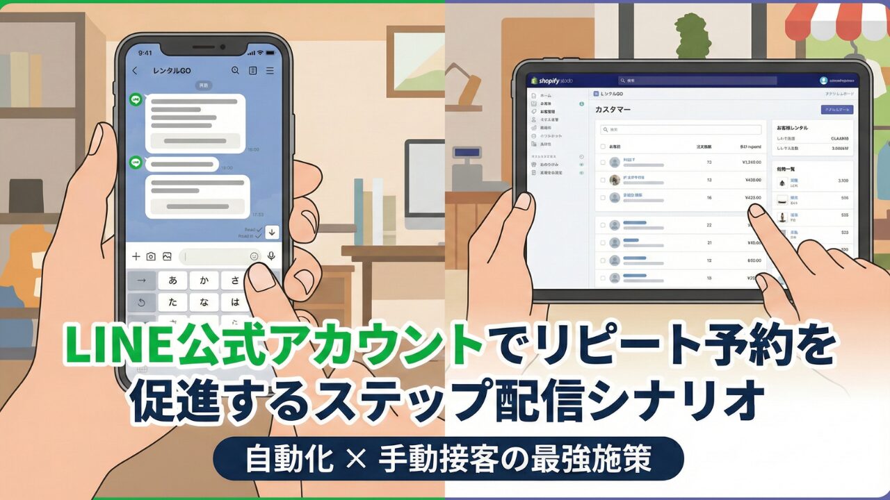 LINE公式アカウントでリピート予約を促進するステップ配信シナリオ