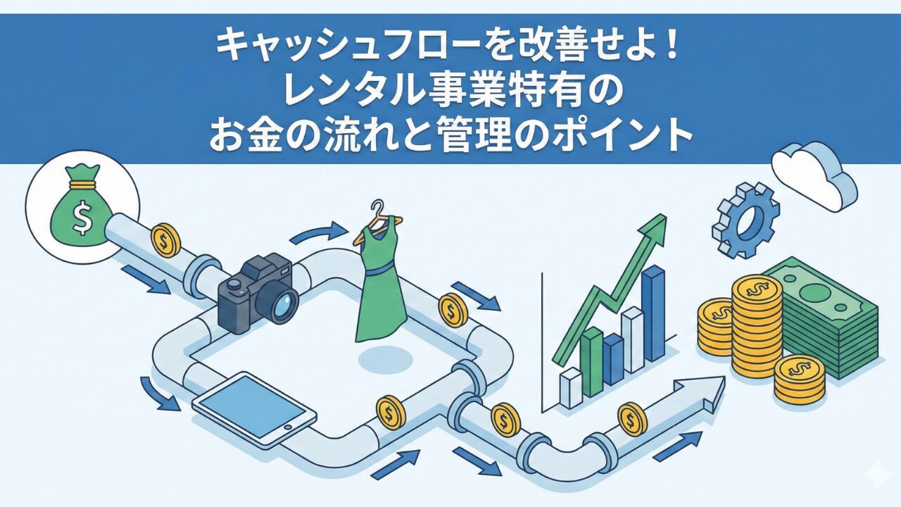 キャッシュフローを改善せよ！レンタル事業特有のお金の流れと管理のポイント