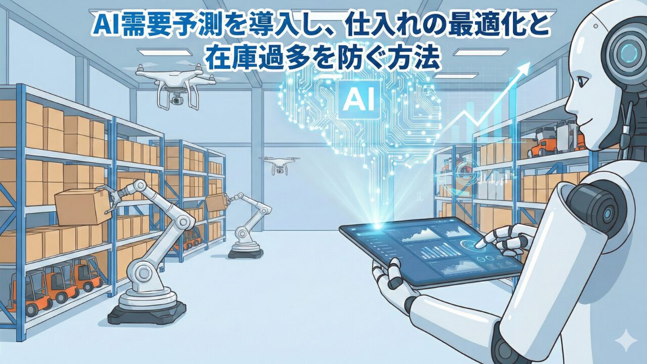 AI需要予測を導入し、仕入れの最適化と在庫過多を防ぐ方法