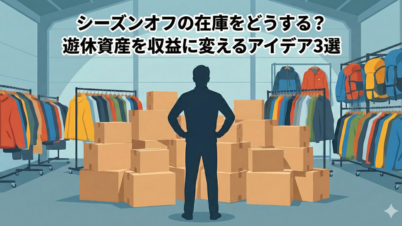 シーズンオフの在庫をどうする？遊休資産を収益に変えるアイデア3選