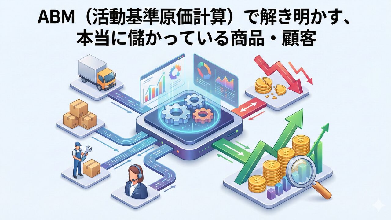 ABM（活動基準原価計算）で解き明かす、本当に儲かっている商品・顧客
