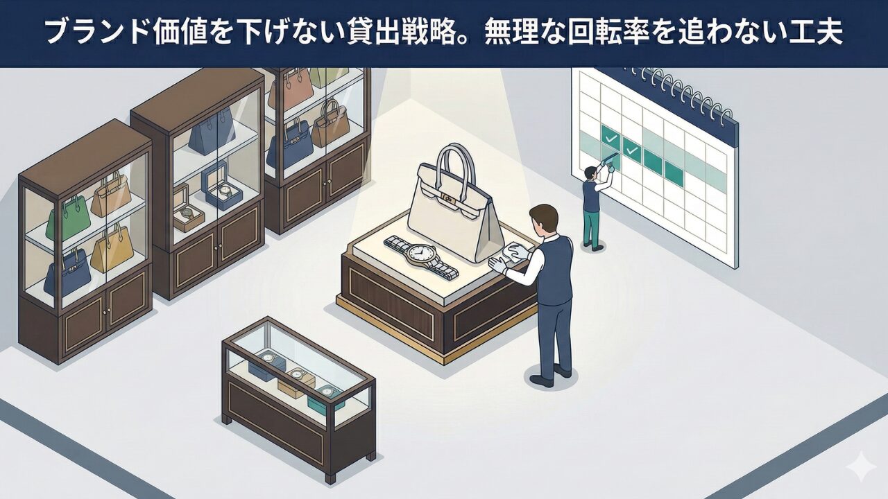 ブランド価値を下げない貸出戦略。無理な回転率を追わない工夫
